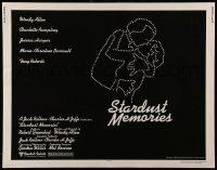 2y901 STARDUST MEMORIES 1/2sh '80 directed by Woody Allen, Charlotte Rampling, Harper!