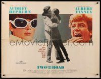 2y942 TWO FOR THE ROAD 1/2sh '67 cool images of Audrey Hepburn & Albert Finney!