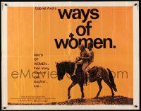 2y966 WAYS OF WOMEN 1/2sh '71 directed by Gabriel Axel, Svend Johansen, Ghita Norby!