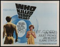2y974 WHO KILLED TEDDY BEAR 1/2sh '65 Juliet Prowse sleeps with every slob, but not Sal Mineo!
