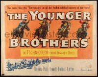 2y995 YOUNGER BROTHERS 1/2sh '49 outlaw brothers Wayne Morris, Bruce Bennett & Robert Hutton!