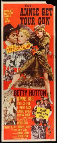 2y012 ANNIE GET YOUR GUN insert R56 Betty Hutton as the greatest sharpshooter, Howard Keel