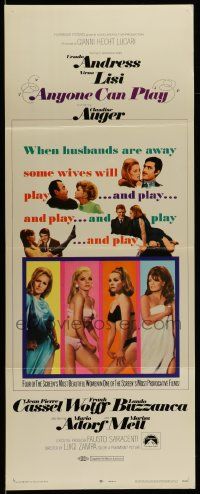 2y013 ANYONE CAN PLAY insert '68 sexiest near-naked Ursula Andress, Virna Lisi, Auger, Mell