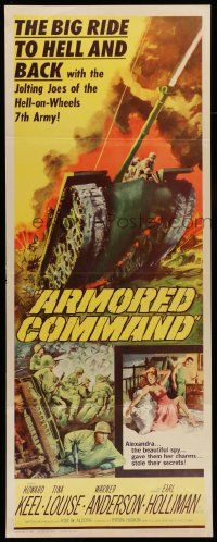 2y017 ARMORED COMMAND insert '61 big ride to Hell & back with the jolting Joes of the 7th Army!