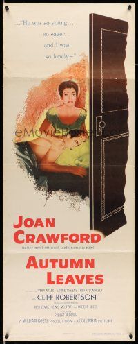 2y018 AUTUMN LEAVES insert '56 Cliff Robertson was young & eager and Joan Crawford was lonely!