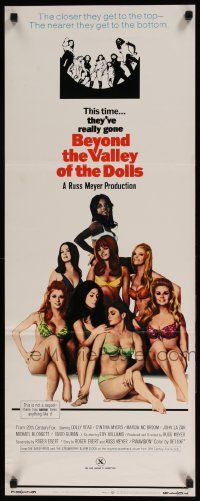 2y031 BEYOND THE VALLEY OF THE DOLLS insert '70 Russ Meyer's girls who are old at twenty!