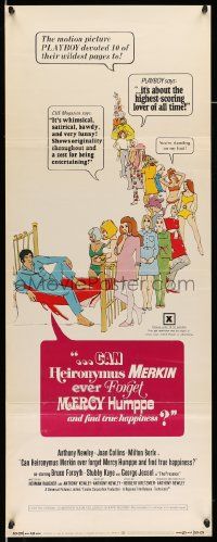 2y058 CAN HEIRONYMUS MERKIN EVER FORGET MERCY HUMPPE & FIND TRUE HAPPINESS insert '69 Playboy!