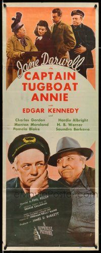 2y064 CAPTAIN TUGBOAT ANNIE insert '45 great images of Jane Darwell & Edgar Kennedy plus cast!