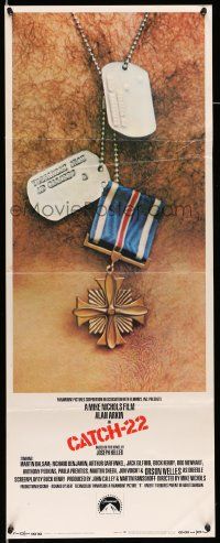 2y075 CATCH 22 insert '70 directed by Mike Nichols, based on the novel by Joseph Heller!