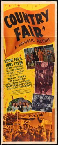 2y108 COUNTRY FAIR insert '41 Eddie Foy Jr, June Clyde, political scandal, great images!
