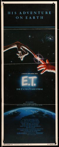 2y149 E.T. THE EXTRA TERRESTRIAL insert '82 Drew Barrymore, Steven Spielberg, Alvin art!