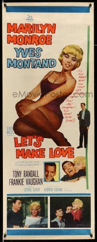 2y281 LET'S MAKE LOVE insert '60 great images of super sexy Marilyn Monroe & Yves Montand!
