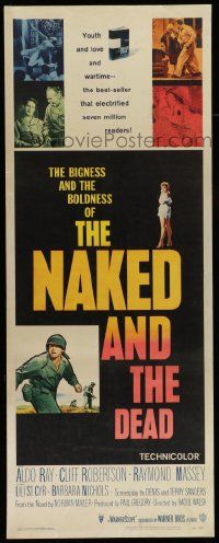 2y319 NAKED & THE DEAD insert '58 from Norman Mailer's novel, Aldo Ray in World War II!