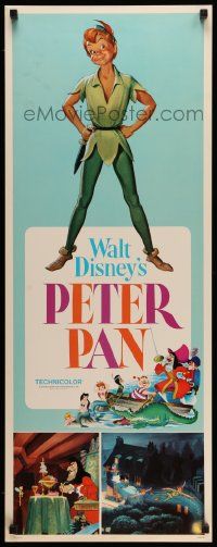 2y343 PETER PAN insert R69 Walt Disney animated cartoon fantasy classic, great full-length art!