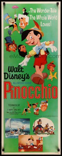 2y349 PINOCCHIO insert R71 Disney classic fantasy cartoon about a wooden boy who wants to be real!
