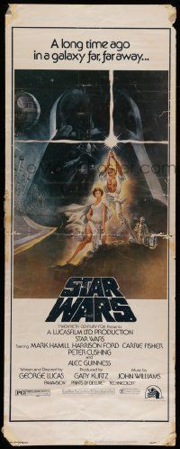 2y412 STAR WARS insert '77 George Lucas classic epic, art by Tom Jung!