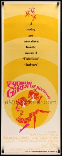 2y499 YOUNG GIRLS OF ROCHEFORT insert '68 Jacques Demy & Agnes Varda, Catherine Deneuve