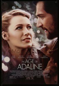 2z014 AGE OF ADALINE advance DS 1sh '15 gorgeous Blake Lively in the title role, Michiel Huisman!