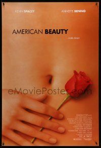 2z039 AMERICAN BEAUTY 1sh '99 Sam Mendes Academy Award winner, sexy close up image!