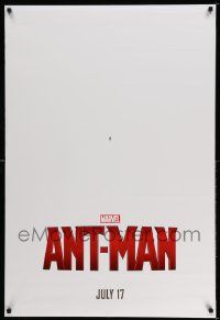 2z055 ANT-MAN teaser DS 1sh '15 Michael Douglas, Evangeline Lilly, Paul Rudd in title role!