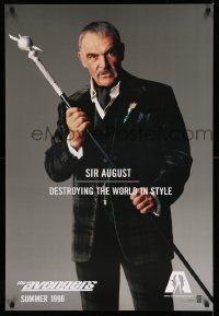 2z064 AVENGERS teaser 1sh '98 Sean Connery as Sir August - destroying the world in style!