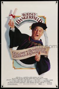 2z068 BACK TO SCHOOL 1sh '86 Rodney Dangerfield goes to college with his son!