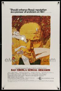 2z071 BAD TIMING int'l 1sh '80 Nicholas Roeg, A Sensual Obsession, Art Garfunkel & Theresa Russell!
