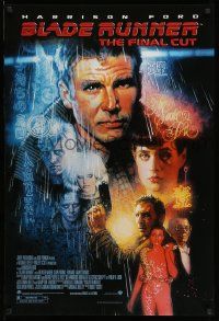 2z095 BLADE RUNNER 1sh R07 Ridley Scott sci-fi classic, art of Harrison Ford by Drew Struzan!