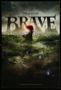 2z113 BRAVE advance DS 1sh '12 Disney/Pixar fantasy cartoon set in Scotland, far away image!