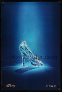 2z138 CINDERELLA teaser DS 1sh '15 great image of classic glass slipper!