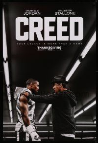 2z152 CREED teaser DS 1sh '15 image of Sylvester Stallone as Rocky Balboa with Michael Jordan!