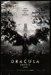 2z189 DRACULA UNTOLD teaser DS 1sh '14 every bloodline has a beginning, vampires!