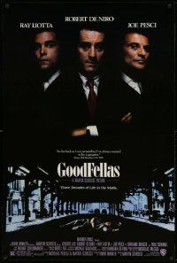 2z298 GOODFELLAS DS 1sh '90 Robert De Niro, Joe Pesci, Ray Liotta, Martin Scorsese classic