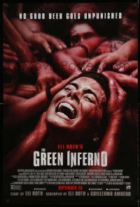 2z310 GREEN INFERNO advance DS 1sh '15 Eli Roth jungle horror, no good deed goes unpunished!