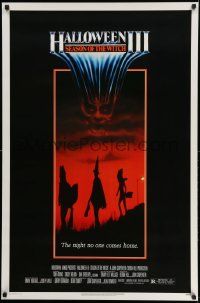 2z322 HALLOWEEN III 1sh '82 Season of the Witch, horror sequel, cool horror image!
