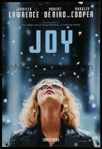 2z438 JOY style A teaser DS 1sh '15 Robert De Niro, Jennifer Lawrence in the title role!