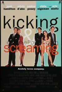 2z453 KICKING & SCREAMING 1sh '95 directed by Noah Baumbach, anxiety loves company!