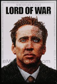 2z495 LORD OF WAR advance 1sh '05 wild bullet mosaic of arms dealer Nicolas Cage!