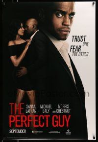 2z578 PERFECT GUY teaser DS 1sh '15 great image of Michael Ealy, trust one, fear the other!