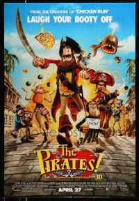 2z588 PIRATES! BAND OF MISFITS advance DS 1sh '12 cool image of wacky characters on the rampage!