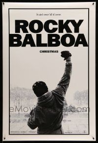 2z651 ROCKY BALBOA teaser DS 1sh '06 boxing, director & star Sylvester Stallone w/fist in air!