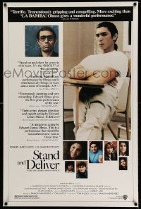 2z709 STAND & DELIVER reviews 1sh '87 Edward James Olmos teaches Lou Diamond Phillips!