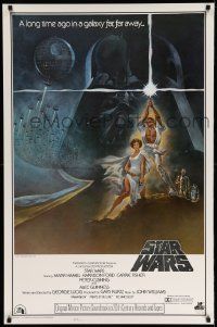 2z728 STAR WARS style A soundtrack 1sh '77 George Lucas classic epic, art by Tom Jung!