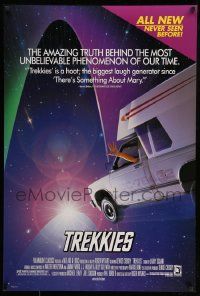 2z785 TREKKIES DS 1sh '99 Star Trek fan documentary, wacky truck-in-space art!