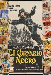 3a029 LOT OF 17 FOLDED ARGENTINEAN POSTERS '50s-70s great images from a variety of movies!
