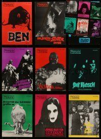 3a068 LOT OF 15 VAMPIR FILMPROGRAMM GERMAN PROGRAMS '70s-80s great images from horror movies!