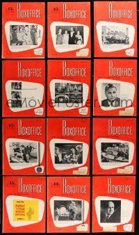 3a095 LOT OF 18 BOX OFFICE 1965 EXHIBITOR MAGAZINES '65 filled with movie images & information!