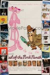 3a177 LOT OF 45 FOLDED ONE-SHEETS '70s-80s great images from a variety of different movies!