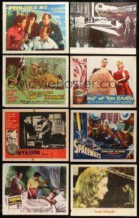 3a221 LOT OF 26 HORROR/SCI-FI LOBBY CARDS '50s-80s Star Wars, Not of This Earth & more!