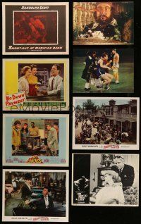 3a222 LOT OF 16 LOBBY CARDS '50s-70s great scenes from a variety of different movies!